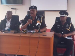 (DCOP) Emmanuel Teye Cudjoe, Ashanti Regional Police Commander( In the Middle)