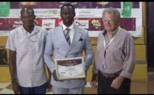 Hon. Owusu King(Middle)